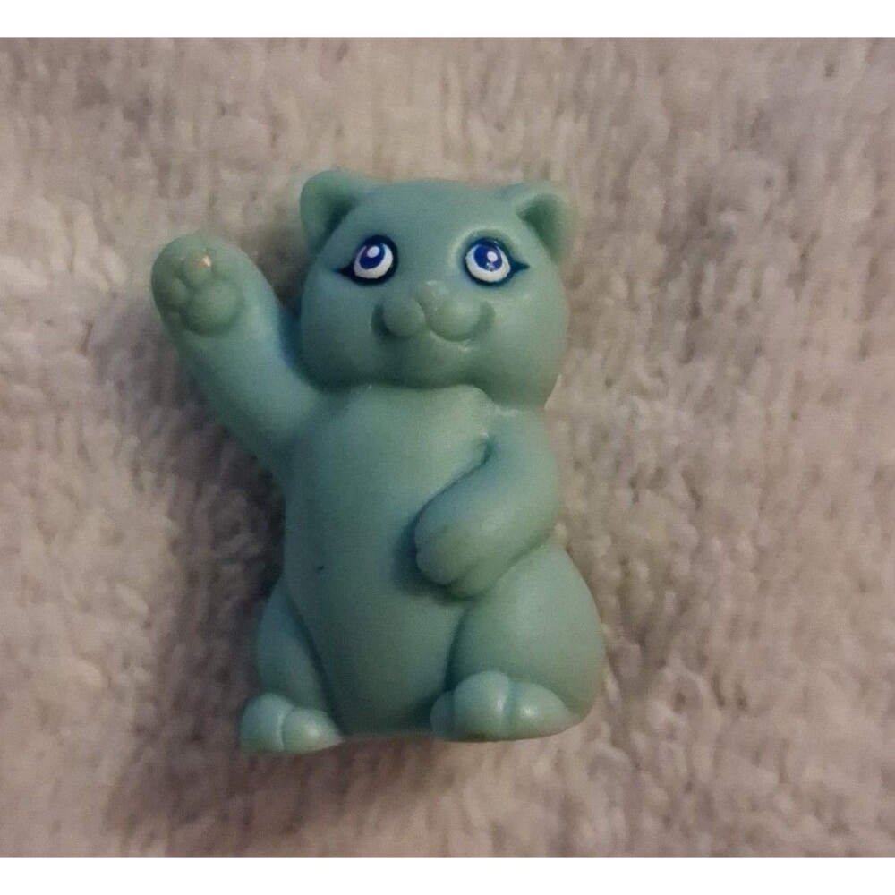 Vintage Hasbro Lil Litters Precious Persians Blue Waving baby Kitty